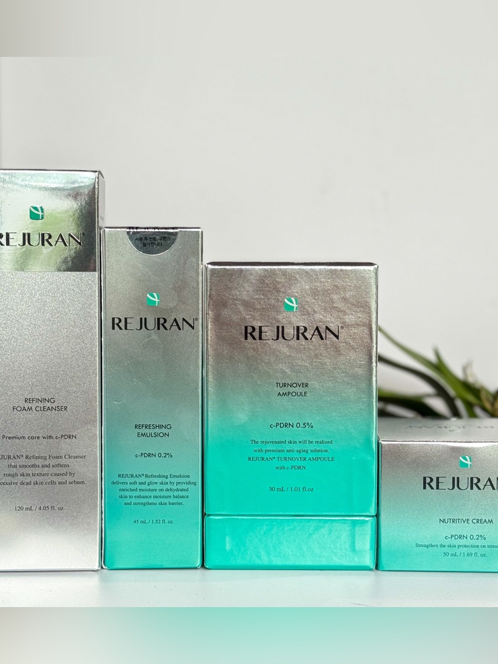 Rejuran Skincare Bundle- Ampoule + Cream + Emulsion + Cleanser (NEW) $182 Retail